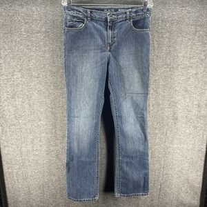 Place Jeans‎ Womens 18 Blue Mid Rise BootCut Hipster Outdoor Dark Wash
